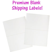 USA Premium Self Adhesive Shipping Labels 8.5x11 Half Sheet Mailing UPS FEDEX - ShipNFun