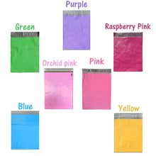 12x15"  Pink]]Blue]Green]Purple]Yellow Flat Poly Mailer Colored Shipping Bag FUN - ShipNFun