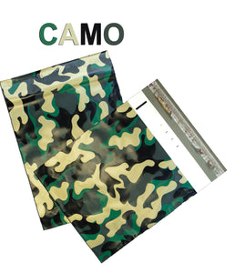 10" x 13", 6x9" Camouflauge Flat Poly Mailers, Camo Shipping Self Seal Mail Bags - ShipNFun