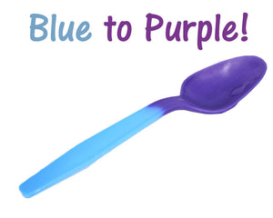 FUN! Color Changing Spoons, Party Favorites Reusable Recyclable Eco Friendly NEW - ShipNFun