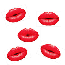 2 x 3" Kissy Lips Stickers, Quality Kiss Seal, Self Stick, Party Scrapbook NEW - ShipNFun