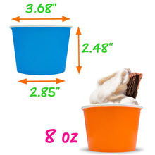 Party Ice Cream Snack Food Paper Cups, Color Changing Spoons Birthday Combo Pack - ShipNFun