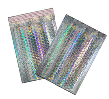 10 to 100 Pack -6x10 Holographic METALLIC BUBBLE MAILER, Self Sealing Envelope - ShipNFun