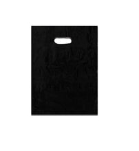 9" x 12" Colored PLASTIC MERCHANDISE Bags Retail Store Bags w/Die Cut Handles - ShipNFun