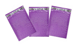 Assorted Sizes 8.5x12, 6x9, & 4x8 Colored Poly Bubble Mailers, Padded Envelopes! - ShipNFun