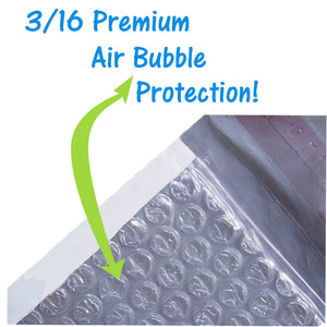 6x10" BUBBLE MAILERS White Half Sheet Shipping Labels, Padded Envelopes 6x9 Poly - ShipNFun