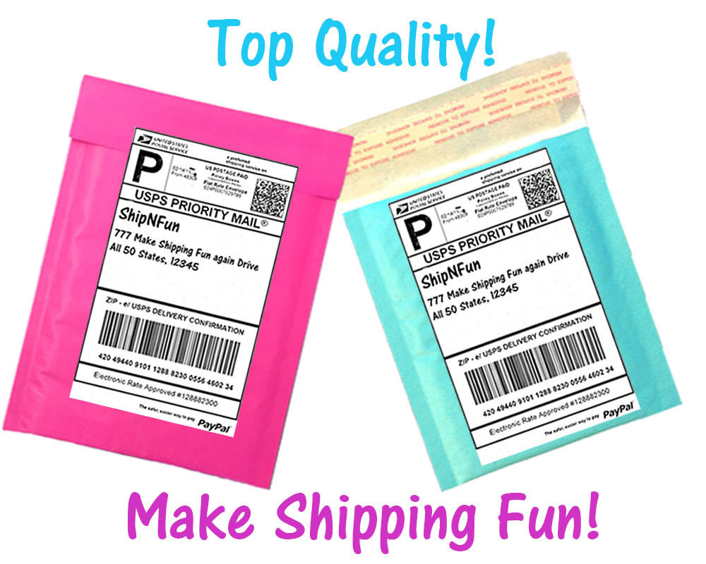 200 SHIPPING POSTAGE LABELS/ 2 LABELS PER PAGE 8.5x5.5 USPS FedEx Paypal