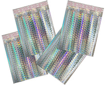 8.5x12 Holographic, Pink, Teal METALLIC BUBBLE MAILERS, Color Padded Envelopes! - ShipNFun