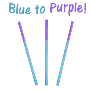 Fun Color Changing Party Straws!  Reusable, Recyclable Plastic Drinking Favors! - ShipNFun