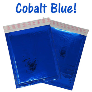 6x10 Cobalt Blue Pink & Hologram Metallic Bubble Mailers Shipping 6x9 Envelopes - ShipNFun