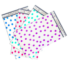 6" x 9" Colored Polka Dot FLAT POLY Mailers USPS Approved Business Shipping Bags - ShipNFun