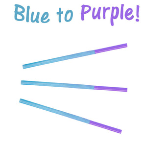 Fun Color Changing Party Straws!  Reusable, Recyclable Plastic Drinking Favors! - ShipNFun