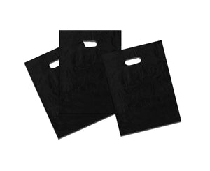 9" x 12" Colored PLASTIC MERCHANDISE Bags Retail Store Bags w/Die Cut Handles - ShipNFun