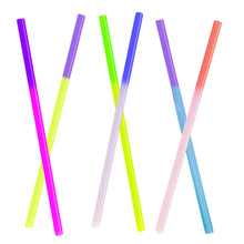 Fun Color Changing Party Straws!  Reusable, Recyclable Plastic Drinking Favors! - ShipNFun