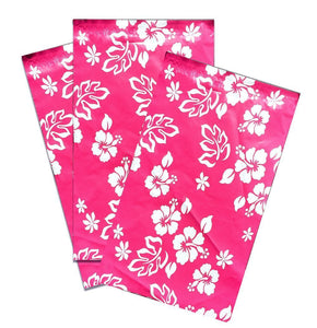 6" x 9" Pink Hawaiian FLAT POLY Mailers -USPS Approved Shipping Envelopes - ShipNFun