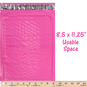 Assorted Sizes 8.5x12, 6x9, & 4x8 Colored Poly Bubble Mailers, Padded Envelopes! - ShipNFun