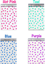 6" x 9" Colored Polka Dot FLAT POLY Mailers USPS Approved Business Shipping Bags - ShipNFun