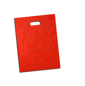 9" x 12" Colored PLASTIC MERCHANDISE Bags Retail Store Bags w/Die Cut Handles - ShipNFun