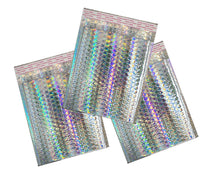 8.5x12 Holographic, Pink, Teal METALLIC BUBBLE MAILERS,  Poly Padded Envelopes! - ShipNFun