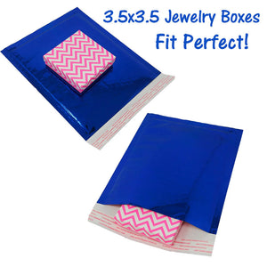 6x10 Cobalt Blue Pink & Hologram Metallic Bubble Mailers Shipping 6x9 Envelopes - ShipNFun