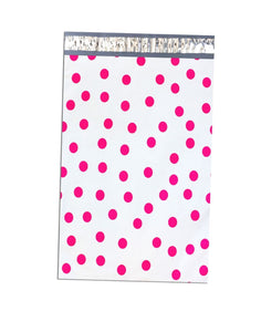 6" x 9" Colored Polka Dot FLAT POLY Mailers USPS Approved Business Shipping Bags - ShipNFun