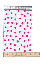 6" x 9" Colored Polka Dot FLAT POLY Mailers USPS Approved Business Shipping Bags - ShipNFun