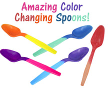 Party Ice Cream Snack Food Paper Cups, Color Changing Spoons Birthday Combo Pack - ShipNFun