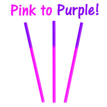 Fun Color Changing Party Straws!  Reusable, Recyclable Plastic Drinking Favors! - ShipNFun