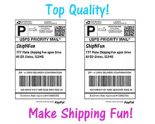 USA Premium Self Adhesive Shipping Labels 8.5x11 Half Sheet Mailing UPS FEDEX - ShipNFun