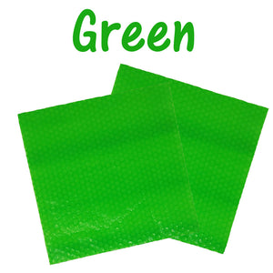 Red, Green and Purple Perforated 12" Cushioned Bubble Roll Wrap, Colorful Recyclable Shipping Packaging Wrap Choose your colors! - ShipNFun