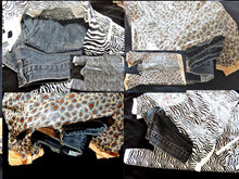 100 Zebra and Leopard Plastic11"x21" T-Shirt Bags Wholesale Animal Gift Bags - ShipNFun