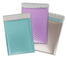 You Choose! 5 Colors 6x9 Bubble Padded Mailers, Ice Blue, Lavender, Nude Pink, Black, Holographic 6x10 Metallic Shipping Envelopes - ShipNFun