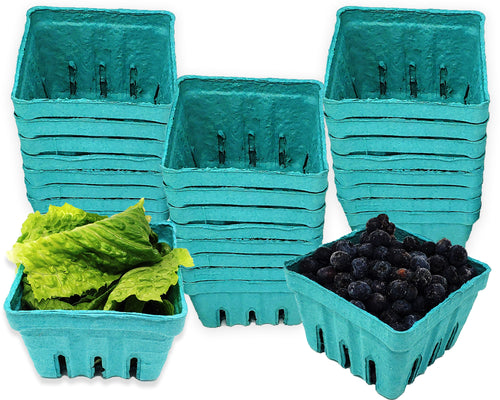 Pint Size Berry Baskets. Biodegradable, Recycled Eco Friendly Fruit Containers, Party Supplies - ShipNFun