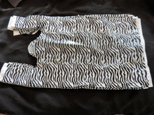 100 Zebra and Leopard Plastic11"x21" T-Shirt Bags Wholesale Animal Gift Bags - ShipNFun