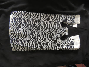 200 Zebra and Leopard Plastic T-Shirt Bags 8x5x16 Wholesale Animal W\Handle Bags - ShipNFun