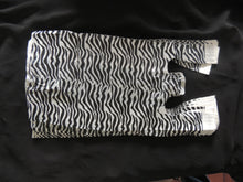 50 Zebra and Leopard Plastic T-Shirt Bags 8x5x16 Party Favor Animal Print Bags - ShipNFun
