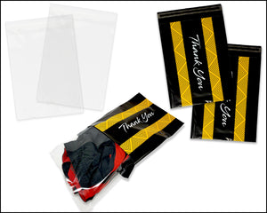 Copy of 100 Pack, 50 Each 10x13" Flat Poly Mailers & 10x13 Clear Bags for Shirts, Self Sealing Shipping Clothing Flat Envelopes and Bag Combo Pack