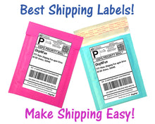 25, 50, 100, 200 Shipping Labels - Top Quality Jam Free, 2 Labels per Sheet Mailing Address Labels, USPS, Fedex, UPS Approved Half Page