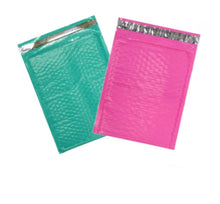 30 Pack 10x15&quot; Fun Padded Colored Envelopes, Poly Bubble Mailers, Pink, Purple, Teal Green, Waterproof Protective Self Seal Mailing Shipping