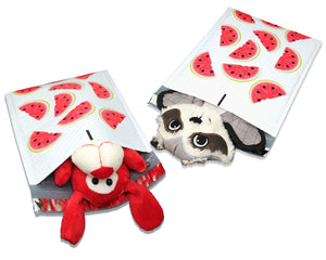 8x12 Watermelon Design Poly Bubble Mailers, (8.5x11 Usable Space) Protective Fun Colored Padded envelopes, Self Seal Adhesive Shipping Bags