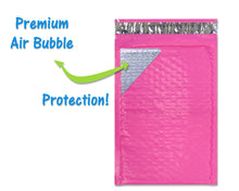 All 3 Sizes! 4x8, 6x10 8x12 Colored Poly Bubble Mailers, Pink, Purple, Teal Green, Pastel Colored Bubble Padded Shipping Mailing Envelopes