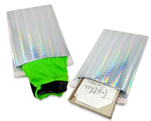 Holographic Metallic Bubble Mailers 4x8, 5x9, 6x10, 8.5x12, 9x13 Padded Shipping Quality Sturdy Strong Mailing Envelopes, Weather Resistant