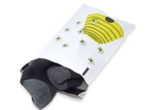 6x9 Honey Bee Flat Poly Mailers, Cute Self Sealing adhesive shipping Mailers, Colorful Design Mail bags, USPS, Bumblebee Fedex, UPS Approved