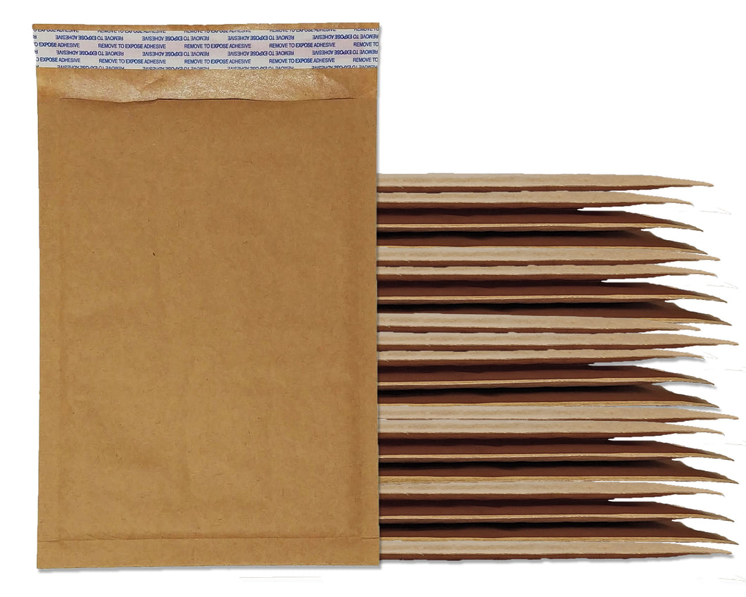 Brown Kraft 5x9" Bubble Mailers!  10, 20, 35 or 100 Pack Eco Freindly Padded Mailing Envelopes, Cushioned Shipping Recyclable Paper Mail Bag