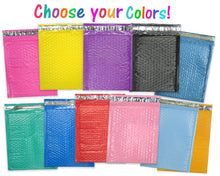 10, 30, 50, 100 Packs 6x10 inch Colored Poly Bubble Mailers! You Choose! 11 Colors Padded Envelope Mailers, Cushioned Peel N Seal Mail Bags