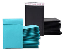 4x8, 6x10 Black Matte Kraft Bubble Mailers! Colorful Unique Quality Padded Envelope Mailers, Cushioned Peel n Seal Shipping Mail Postal Bags