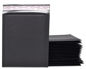 4x8, 5x9,  6x10 Black Matte Kraft Bubble Mailers! Colorful Unique Quality Padded Envelope Mailers, Cushioned Peel n Seal Shipping Mail COMBO