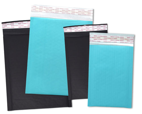 4x8, 6x10 Black Matte Kraft Bubble Mailers! Colorful Unique Quality Padded Envelope Mailers, Cushioned Peel n Seal Shipping Mail Postal Bags