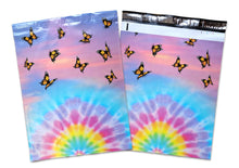 14x17, 19x24 Inch Poly Mailers, Tie Dye Monarch Butterflies Designer Self Seal Unpadded Shipping Bags, Inner lining Flat L, XL Envelopes