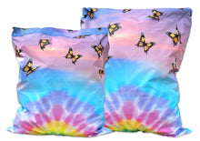 14x17, 19x24 Inch Poly Mailers, Tie Dye Monarch Butterflies Designer Self Seal Unpadded Shipping Bags, Inner lining Flat L, XL Envelopes